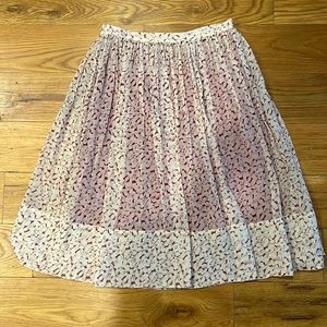 Elizabeth and James floral high wasted skirt